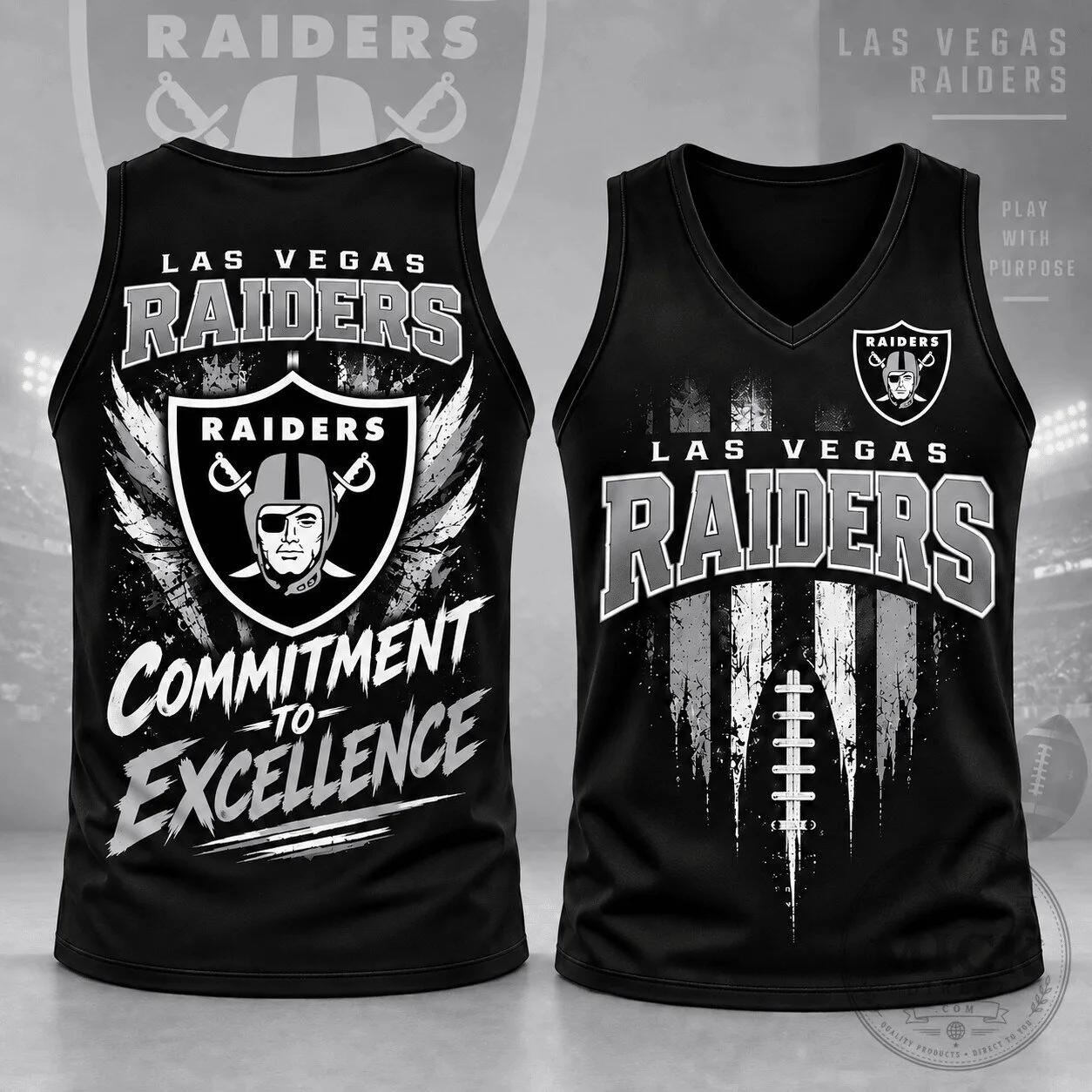 Las Vegas Raiders Commitment To Excellence NFL Fan Tank Top 5 Las Vegas Raiders Commitment To Excellence NFL Fan Tank Top